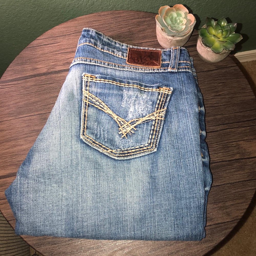 Bke Sarah cropped mom jean capri